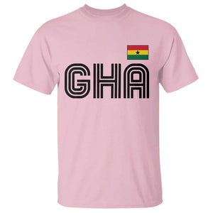 Proud Ghanaian T Shirt Minimalist Ghana Typography Design Ghana Flag
