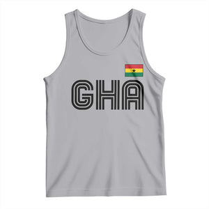 Proud Ghanaian Tank Top Minimalist Ghana Typography Design Ghana Flag