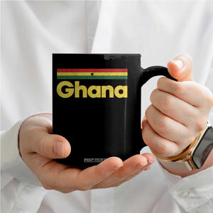 Vintage Ghana Flag Coffee Mug Proud Ghanaian Heritage African Pride