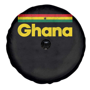Vintage Ghana Flag Spare Tire Cover Proud Ghanaian Heritage African Pride