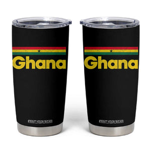 Vintage Ghana Flag Tumbler Cup Proud Ghanaian Heritage African Pride