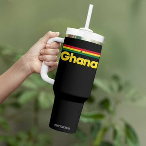 Vintage Ghana Flag Tumbler With Handle Proud Ghanaian Heritage African Pride