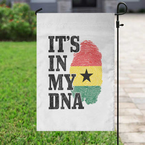 Its In My DNA Ghana Garden Flag Fingerprint Flag Proud Ghanaian Heritage Ghanese Roots