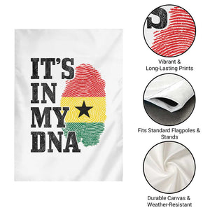 Its In My DNA Ghana Garden Flag Fingerprint Flag Proud Ghanaian Heritage Ghanese Roots
