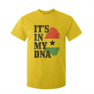 Its In My DNA Ghana T Shirt For Kid Fingerprint Flag Proud Ghanaian Heritage Ghanese Roots