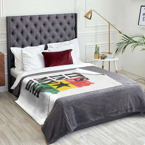 Its In My DNA Ghana Throw Blanket Proud Ghanaian Heritage Ghanese Roots Vintage Ghana Map Flag