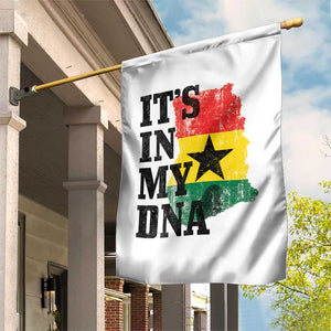 Its In My DNA Ghana Garden Flag Proud Ghanaian Heritage Ghanese Roots Vintage Ghana Map Flag