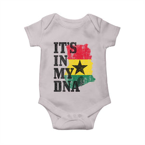 Its In My DNA Ghana Baby Onesie Proud Ghanaian Heritage Ghanese Roots Vintage Ghana Map Flag