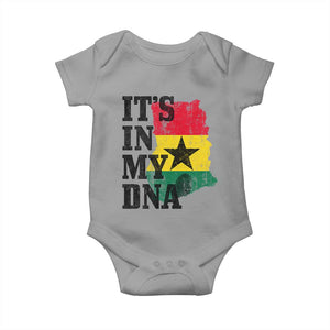 Its In My DNA Ghana Baby Onesie Proud Ghanaian Heritage Ghanese Roots Vintage Ghana Map Flag