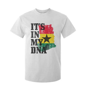 Its In My DNA Ghana T Shirt For Kid Proud Ghanaian Heritage Ghanese Roots Vintage Ghana Map Flag