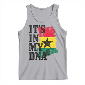 Its In My DNA Ghana Tank Top Proud Ghanaian Heritage Ghanese Roots Vintage Ghana Map Flag