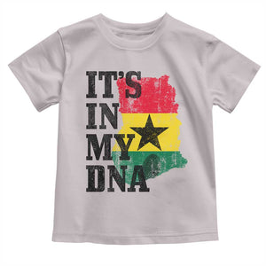 Its In My DNA Ghana Toddler T Shirt Proud Ghanaian Heritage Ghanese Roots Vintage Ghana Map Flag