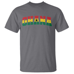 Vintage Ghana Flag Varsity T Shirt Classic Ghanaian Pride Heritage Graphic