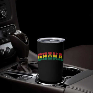 Vintage Ghana Flag Varsity Tumbler Cup Classic Ghanaian Pride Heritage Graphic
