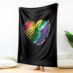 107 Days of Hope Thank You Kamala Throw Blanket Comma La TS10 Print Your Wear
