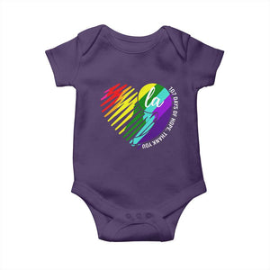 107 Days of Hope Thank You Kamala Baby Onesie Comma La TS10 Purple Print Your Wear
