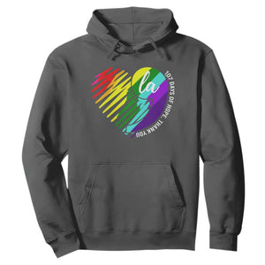 107 Days of Hope Thank You Kamala Hoodie Comma La TS10 Dark Heather Print Your Wear
