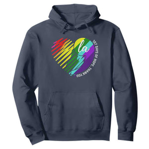 107 Days of Hope Thank You Kamala Hoodie Comma La TS10 Navy Print Your Wear