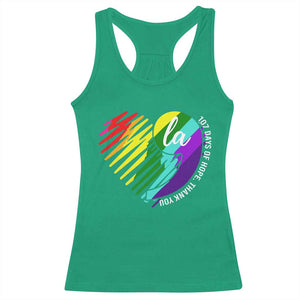 107 Days of Hope Thank You Kamala Racerback Tank Top Comma La TS10 Irish Green Print Your Wear