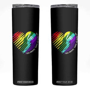 107 Days of Hope Thank You Kamala Skinny Tumbler Comma La TS10 Black Print Your Wear