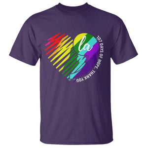 107 Days of Hope Thank You Kamala T Shirt Comma La TS10 Purple Print Your Wear