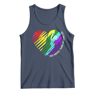 107 Days of Hope Thank You Kamala Tank Top Comma La TS10 Navy Print Your Wear