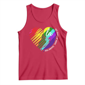 107 Days of Hope Thank You Kamala Tank Top Comma La TS10 Red Print Your Wear