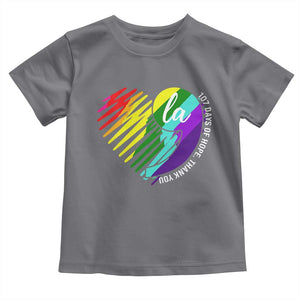 107 Days of Hope Thank You Kamala Toddler T Shirt Comma La TS10 Charcoal Print Your Wear