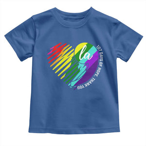107 Days of Hope Thank You Kamala Toddler T Shirt Comma La TS10 Royal Blue Print Your Wear