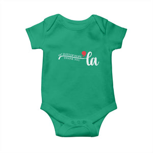107 Days of Hope Thank You Kamala Baby Onesie Retro Comma La Kamala Harris 2025 TS10 Irish Green Print Your Wear