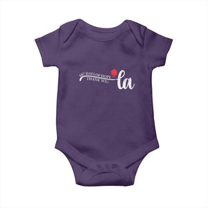 107 Days of Hope Thank You Kamala Baby Onesie Retro Comma La Kamala Harris 2025 TS10 Purple Print Your Wear