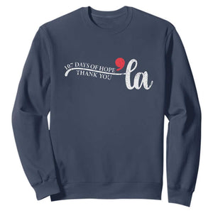 107 Days of Hope Thank You Kamala Sweatshirt Retro Comma La Kamala Harris 2025 TS10 Navy Print Your Wear