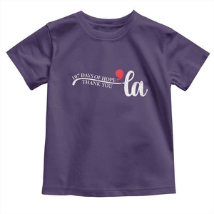 107 Days of Hope Thank You Kamala Toddler T Shirt Retro Comma La Kamala Harris 2025 TS10 Purple Print Your Wear