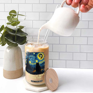 107 Days of Hope Thank You Kamala Glass Can Cat Starry Night Van Gogh Comma La Harris TS10 Print Your Wear