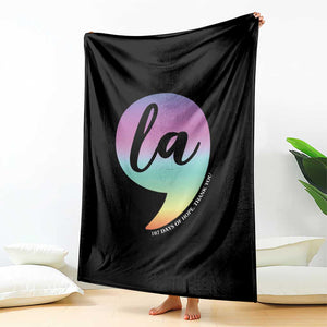 107 Days of Hope Thank You Kamala Throw Blanket Comma La Kamala Harris TS10 Print Your Wear