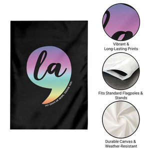 107 Days of Hope Thank You Kamala Garden Flag Comma La Kamala Harris TS10 Print Your Wear