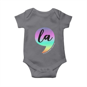 107 Days of Hope Thank You Kamala Baby Onesie Comma La Kamala Harris TS10 Charcoal Print Your Wear