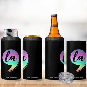 107 Days of Hope Thank You Kamala 4 in 1 Can Cooler Tumbler Comma La Kamala Harris TS10 Print Your Wear