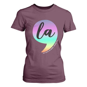 107 Days of Hope Thank You Kamala T Shirt For Women Comma La Kamala Harris TS10 Maroon Print Your Wear