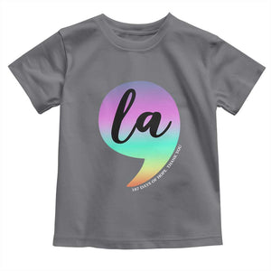 107 Days of Hope Thank You Kamala Toddler T Shirt Comma La Kamala Harris TS10 Charcoal Print Your Wear