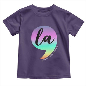 107 Days of Hope Thank You Kamala Toddler T Shirt Comma La Kamala Harris TS10 Purple Print Your Wear