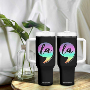 107 Days of Hope Thank You Kamala Tumbler With Handle Comma La Kamala Harris TS10 Print Your Wear