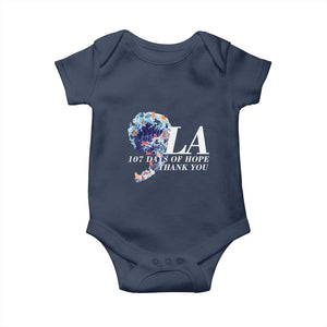 107 Days of Hope Thank You Kamala Baby Onesie The Great Wave Kanagawa Japanese Cat TS10 Navy Print Your Wear