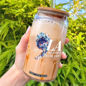 107 Days of Hope Thank You Kamala Glass Can The Great Wave Kanagawa Japanese Cat TS10 Black Print Your Wear