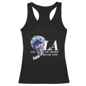 107 Days of Hope Thank You Kamala Racerback Tank Top The Great Wave Kanagawa Japanese Cat TS10 Black Print Your Wear