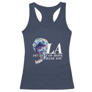 107 Days of Hope Thank You Kamala Racerback Tank Top The Great Wave Kanagawa Japanese Cat TS10 Navy Print Your Wear