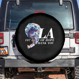107 Days of Hope Thank You Kamala Spare Tire Cover The Great Wave Kanagawa Japanese Cat TS10 No hole Black Print Your Wear
