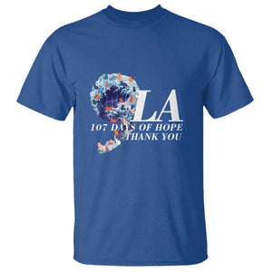 107 Days of Hope Thank You Kamala T Shirt The Great Wave Kanagawa Japanese Cat TS10 Royal Blue Print Your Wear