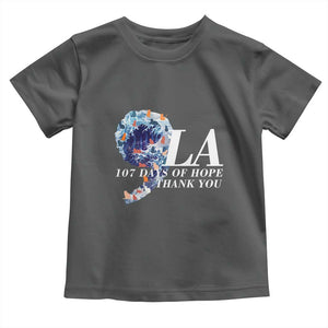 107 Days of Hope Thank You Kamala Toddler T Shirt The Great Wave Kanagawa Japanese Cat TS10 Dark Heather Print Your Wear