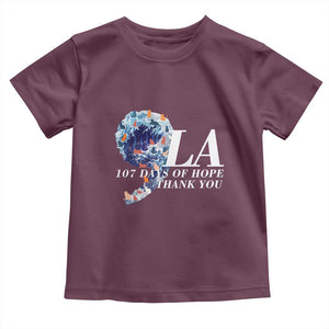 107 Days of Hope Thank You Kamala Toddler T Shirt The Great Wave Kanagawa Japanese Cat TS10 Maroon Print Your Wear